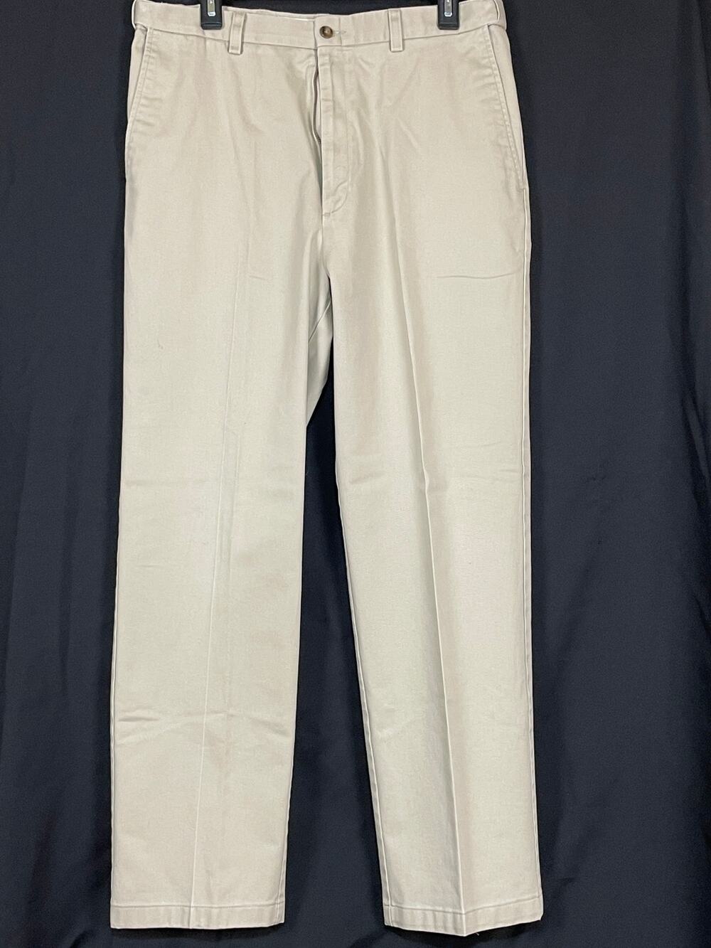 Haggar brand men's khaki Pants  size 34 waist 32 length